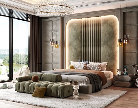 luxury bedroom design ideas luxurious furniture with customised ceiling lights pinterest behance